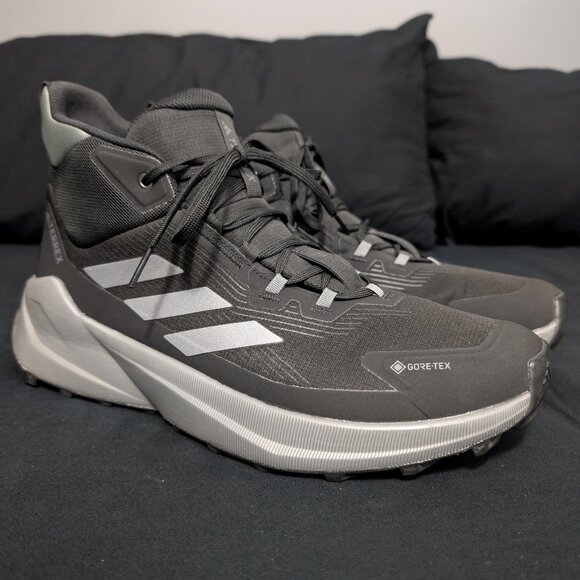 Adidas Terrex Trailmaker 2.0 Mid Gore-Tex - Size 11.5 - NWOT - Black Grey - Picture 1 of 4